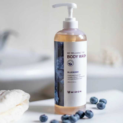 Mizon Body wash blueberry Dušo gelis su mėlynėmis