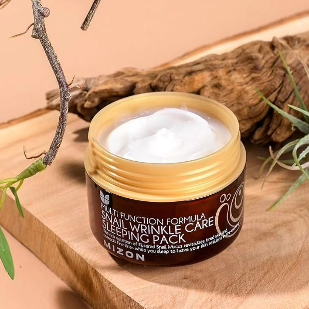 Mizon naktinė kaukė su sraigių mucinu 80ml